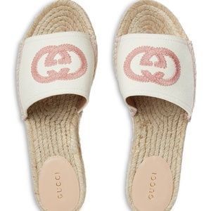 Gucci Women's Pilar GG Double Stack Espadrilles